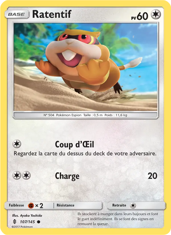 Ratentif — Carte Pokémon 107 Gardiens Ascendants