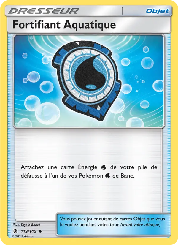 119/145 - Fortifiant Aquatique — Carte Pokémon Gardiens Ascendants 119/145