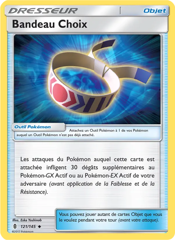 121/145 - Bandeau Choix — Carte Pokémon Gardiens Ascendants 121/145