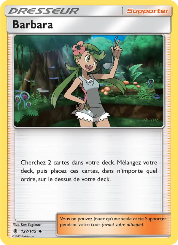 127/145 - Barbara — Carte Pokémon Gardiens Ascendants 127/145