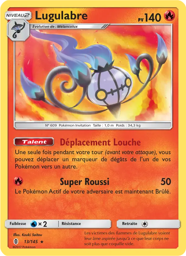 013/145 - Lugulabre — Carte Pokémon Gardiens Ascendants 13/145