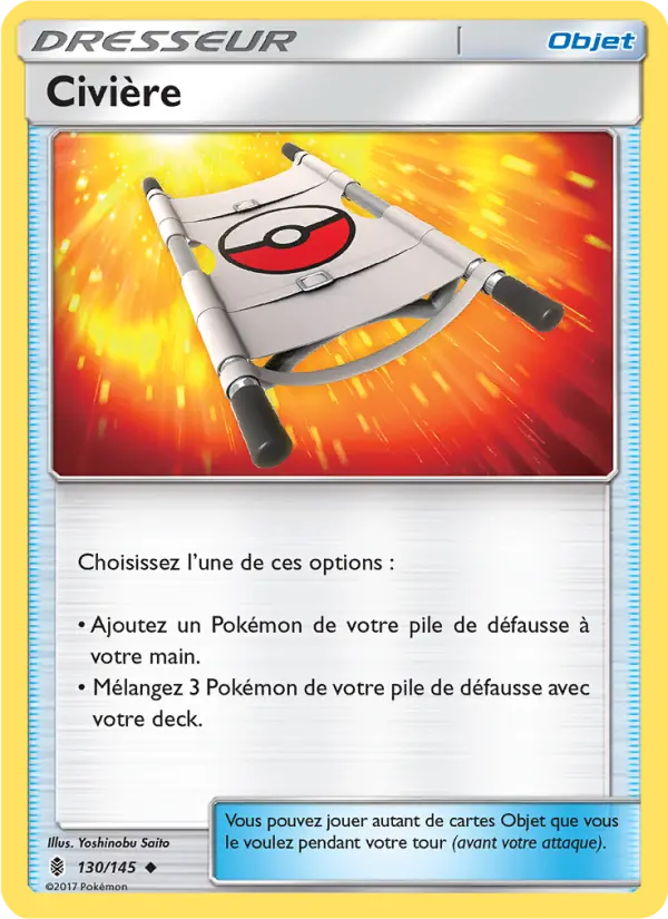 130/145 - Civière — Carte Pokémon Gardiens Ascendants 130/145
