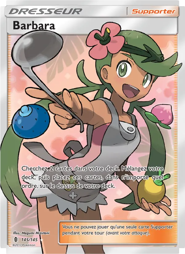 145/145 - Barbara — Carte Pokémon Gardiens Ascendants 145/145