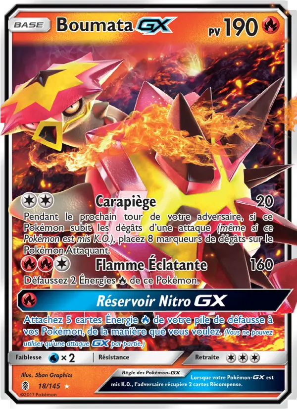 Boumata GX — Carte Pokémon 18 Gardiens Ascendants