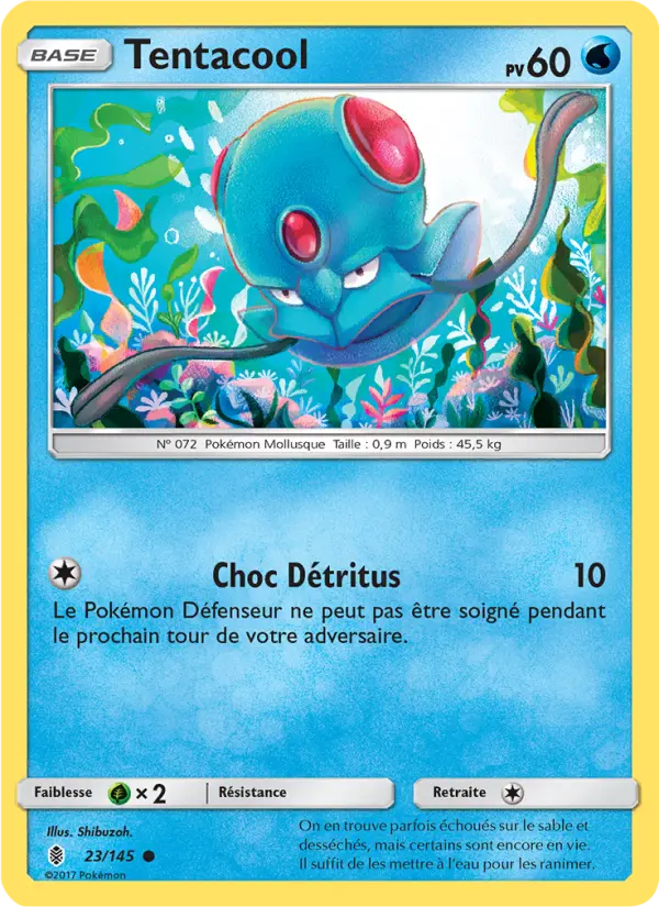 Tentacool — Carte Pokémon 23 Gardiens Ascendants