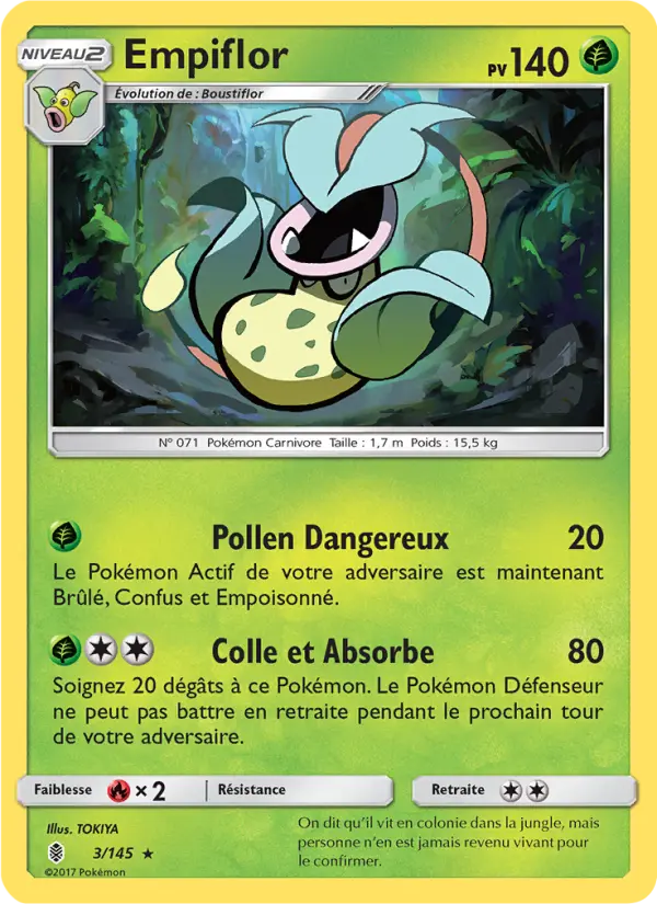 Empiflor — Carte Pokémon 3 Gardiens Ascendants