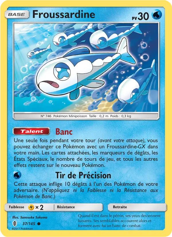 Froussardine — Carte Pokémon 37 Gardiens Ascendants