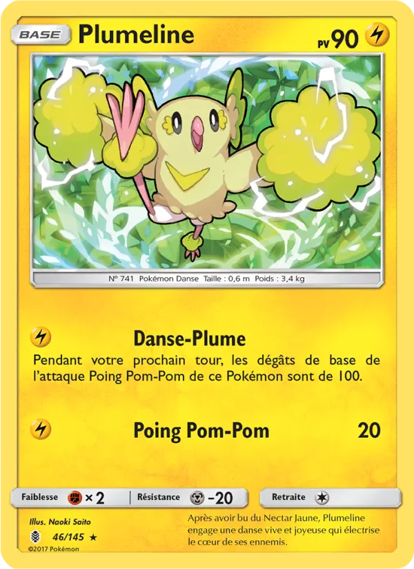 046/145 - Plumeline — Carte Pokémon Gardiens Ascendants 46/145
