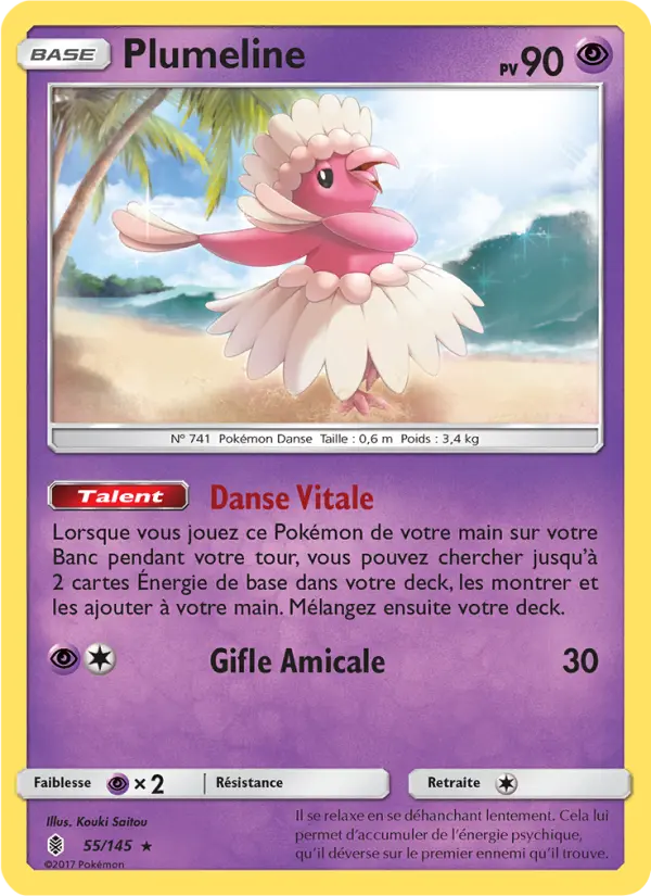 Plumeline — Carte Pokémon 55 Gardiens Ascendants