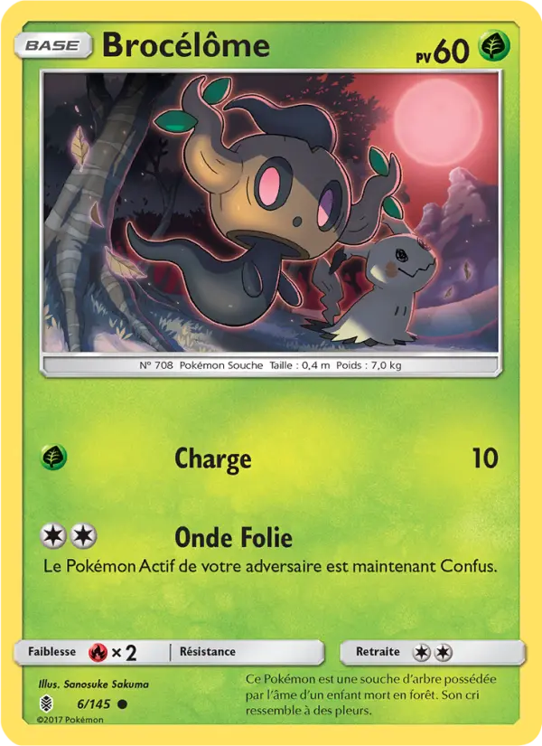 006/145 - Brocélôme — Carte Pokémon Gardiens Ascendants 6/145