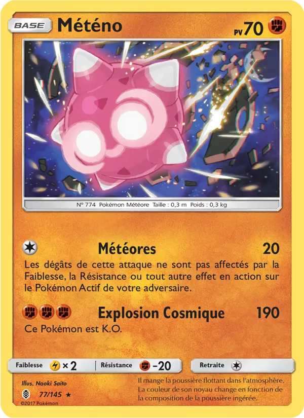 Météno — Carte Pokémon 77 Gardiens Ascendants
