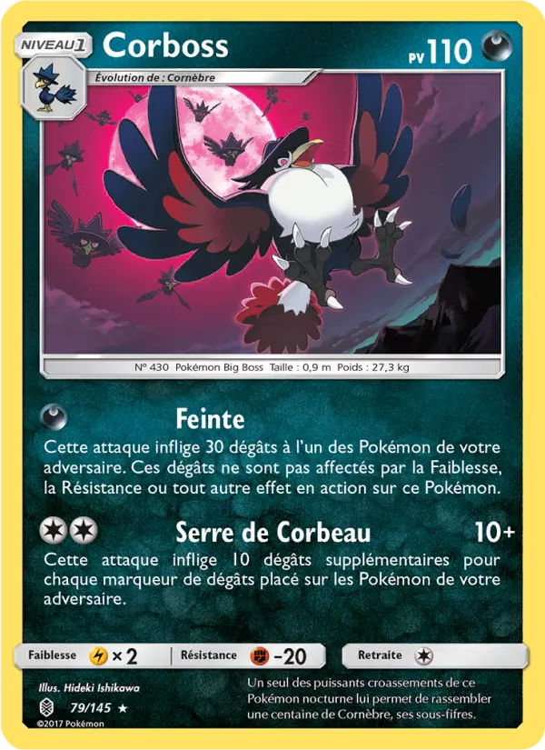 Corboss — Carte Pokémon 79 Gardiens Ascendants