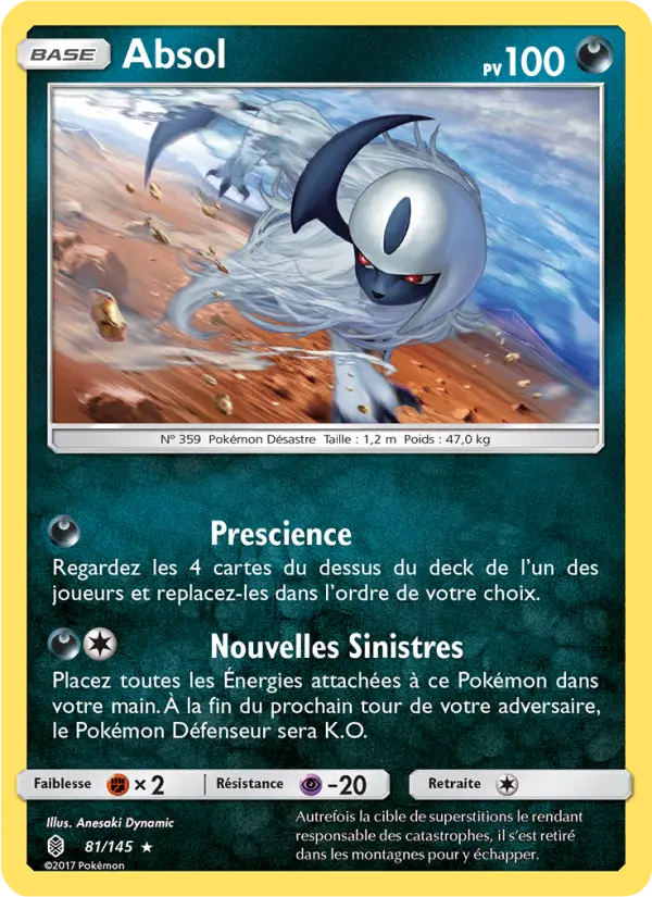 Absol — Carte Pokémon 81 Gardiens Ascendants