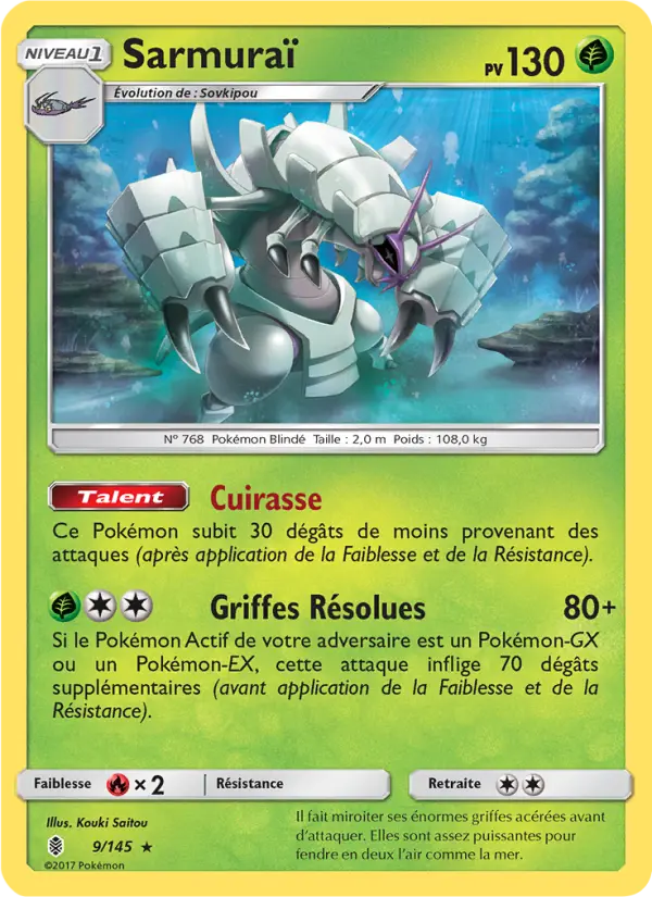 Sarmuraï — Carte Pokémon 9 Gardiens Ascendants