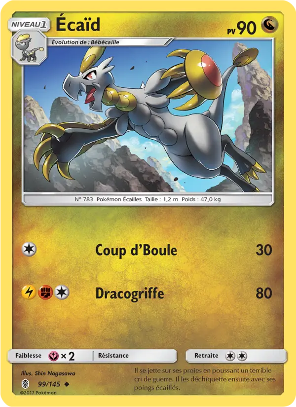 099/145 - Écaïd — Carte Pokémon Gardiens Ascendants 99/145