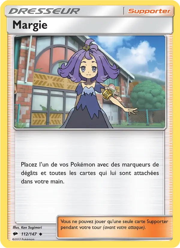 112/147 - Margie — Carte Pokémon Ombres Ardentes 112/147