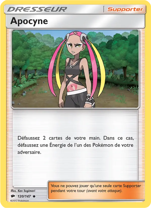 120/147 - Apocyne — Carte Pokémon Ombres Ardentes 120/147