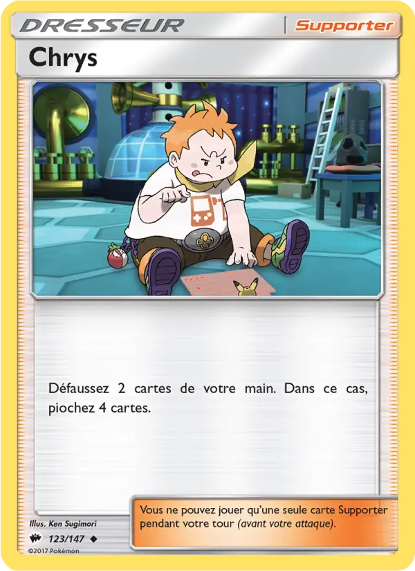 123/147 - Chrys — Carte Pokémon Ombres Ardentes 123/147