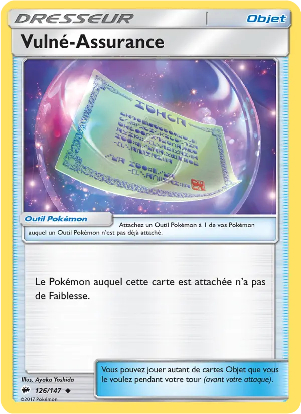 126/147 - Vulné-Assurance — Carte Pokémon Ombres Ardentes 126/147