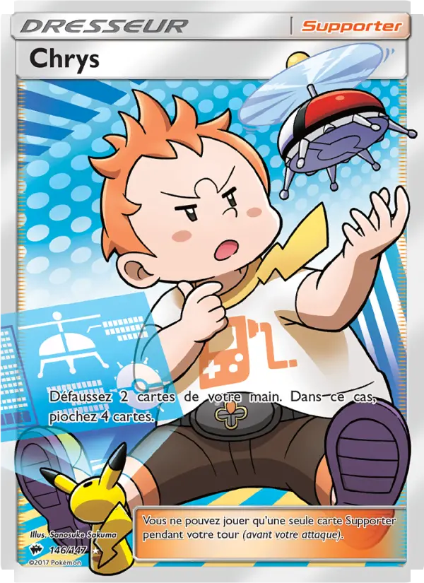 146/147 - Chrys — Carte Pokémon Ombres Ardentes 146/147