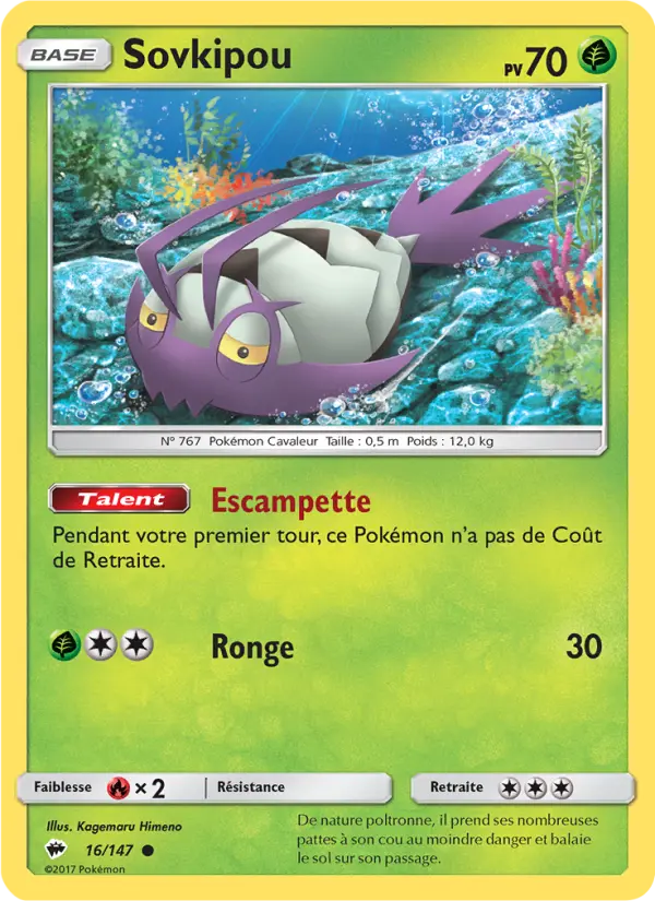 Sovkipou — Carte Pokémon 16 Ombres Ardentes