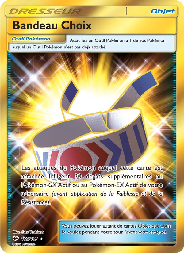 162/147 - Bandeau Choix — Carte Pokémon Ombres Ardentes 162/147