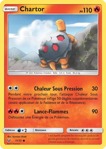 Carte Pokémon Chartor sm3.5