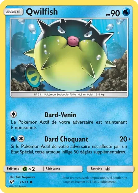 Carte Pokémon Qwilfish sm3.5