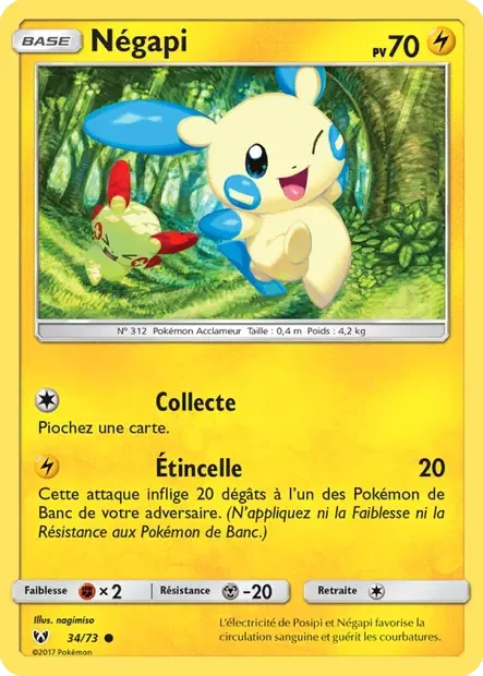 034/073 - Négapi — Carte Pokémon Légendes Brillantes 34/73
