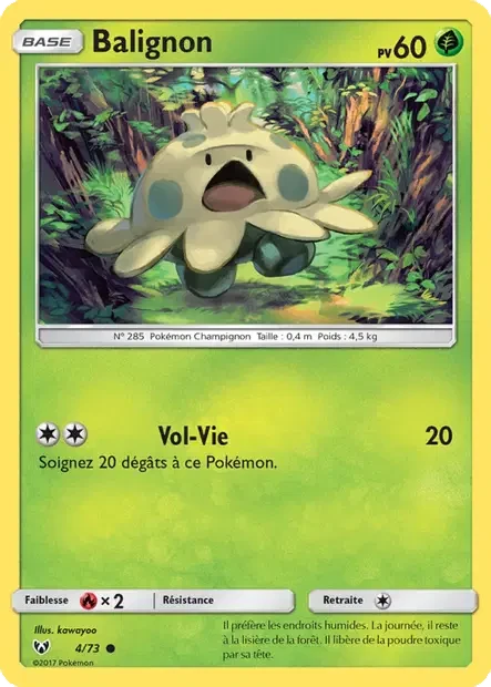004/073 - Balignon — Carte Pokémon Légendes Brillantes 4/73