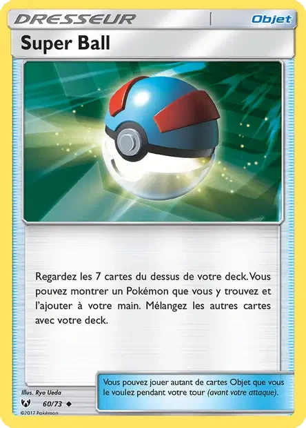 060/073 - Super Ball — Carte Pokémon Légendes Brillantes 60/73