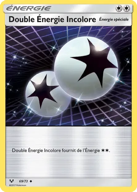 069/073 - Double Énergie Incolore — Carte Pokémon Légendes Brillantes 69/73