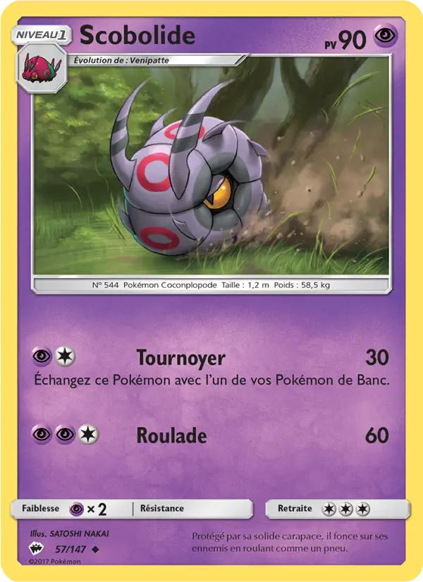 057/147 - Scobolide — Carte Pokémon Ombres Ardentes 57/147
