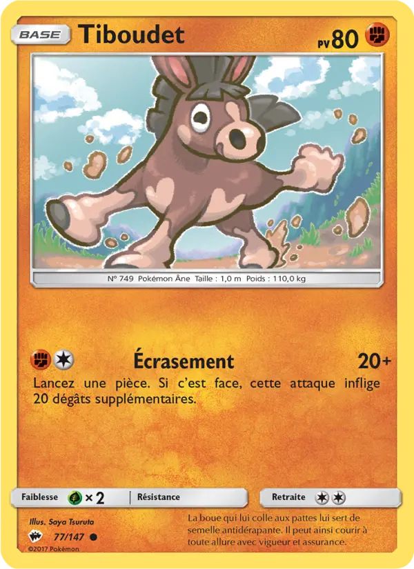 Tiboudet — Carte Pokémon 77 Ombres Ardentes