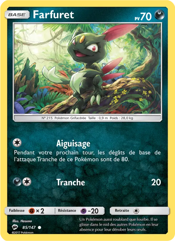085/147 - Farfuret — Carte Pokémon Ombres Ardentes 85/147