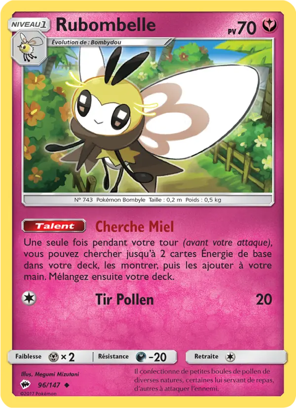 096/147 - Rubombelle — Carte Pokémon Ombres Ardentes 96/147