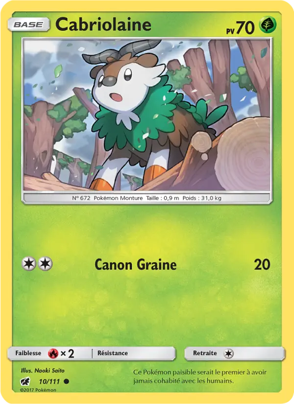 Cabriolaine — Carte Pokémon 10 Invasion Carmin