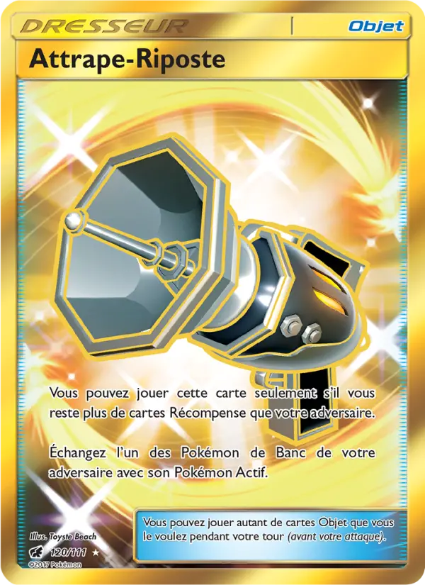 120/111 - Attrape-Riposte — Carte Pokémon Invasion Carmin 120/111
