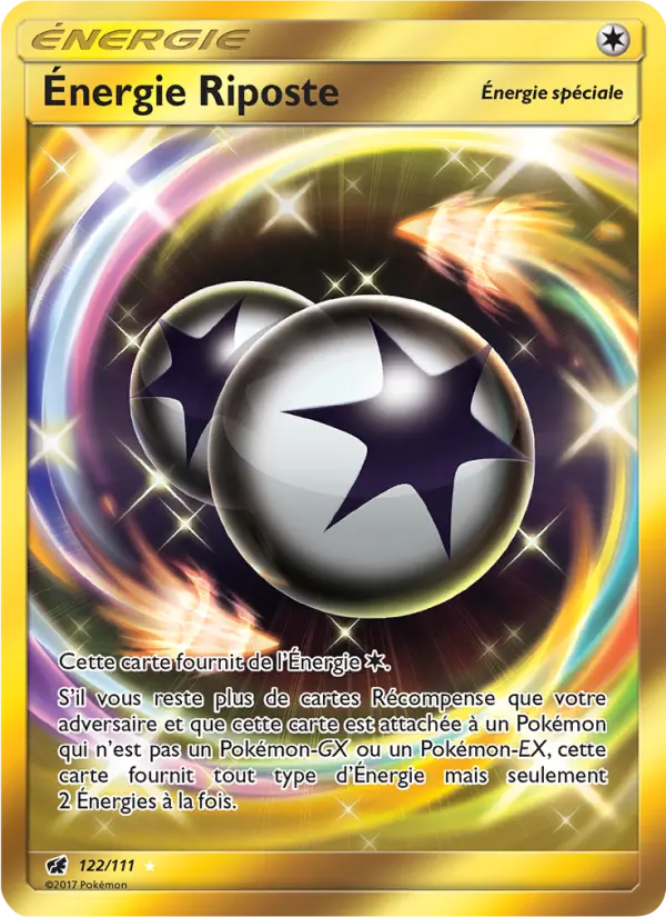 122/111 - Énergie Riposte — Carte Pokémon Invasion Carmin 122/111
