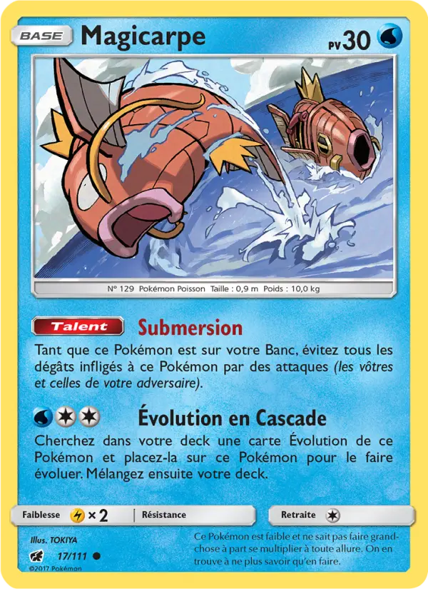 017/111 - Magicarpe — Carte Pokémon Invasion Carmin 17/111