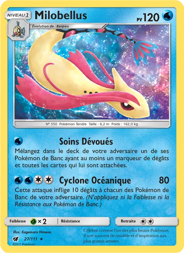 027/111 - Milobellus — Carte Pokémon Invasion Carmin 27/111