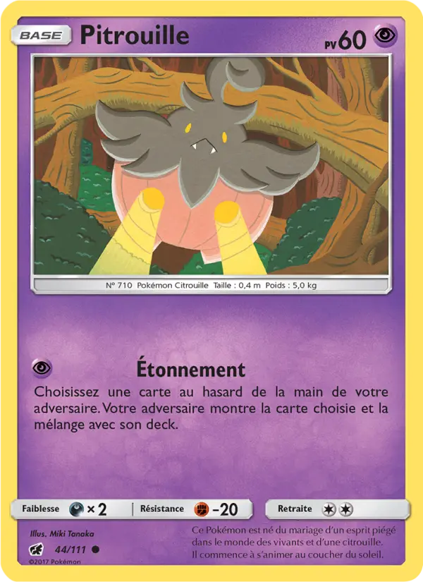 044/111 - Pitrouille — Carte Pokémon Invasion Carmin 44/111