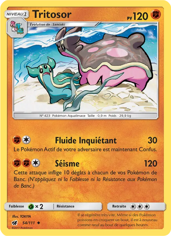 Tritosor — Carte Pokémon 54 Invasion Carmin