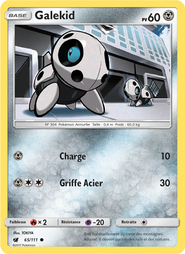 065/111 - Galekid — Carte Pokémon Invasion Carmin 65/111