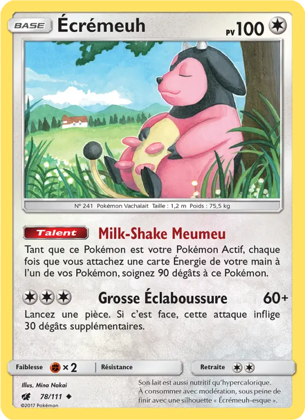 078/111 - Écrémeuh — Carte Pokémon Invasion Carmin 78/111