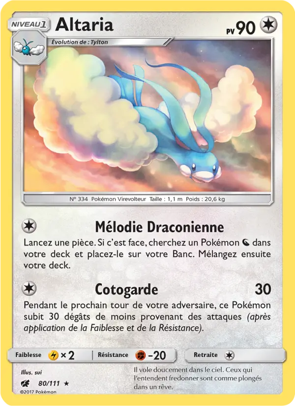 080/111 - Altaria — Carte Pokémon Invasion Carmin 80/111
