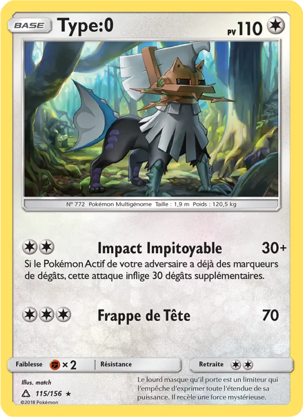 Type:0 — Carte Pokémon 115 Ultra-Prisme