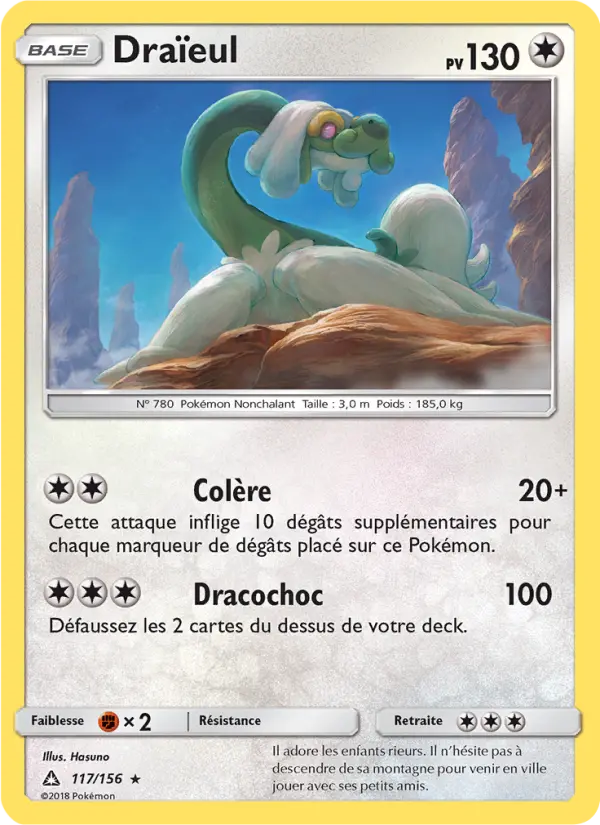 Draïeul — Carte Pokémon 117 Ultra-Prisme