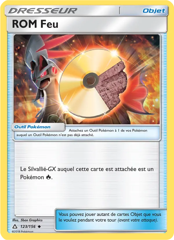 123/156 - ROM Feu — Carte Pokémon Ultra-Prisme 123/156