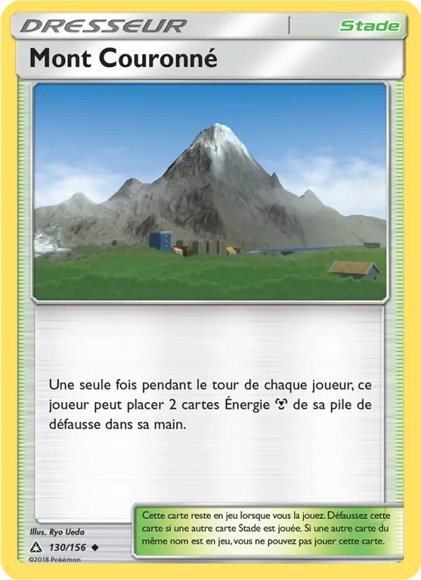 130/156 - Mont Couronné — Carte Pokémon Ultra-Prisme 130/156